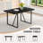Rectangular Dining Table (Black)
