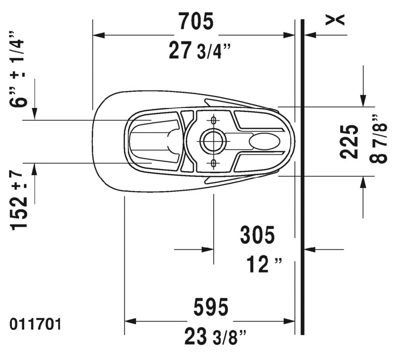 D-Code 1.28 GPF Toilet Bowl
