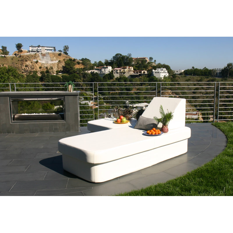 Cot Resort Outdoor - Seat Patio Daybed, Chill White