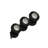 Matte Black Low Voltage Plug-in Integrated LED Spotlight