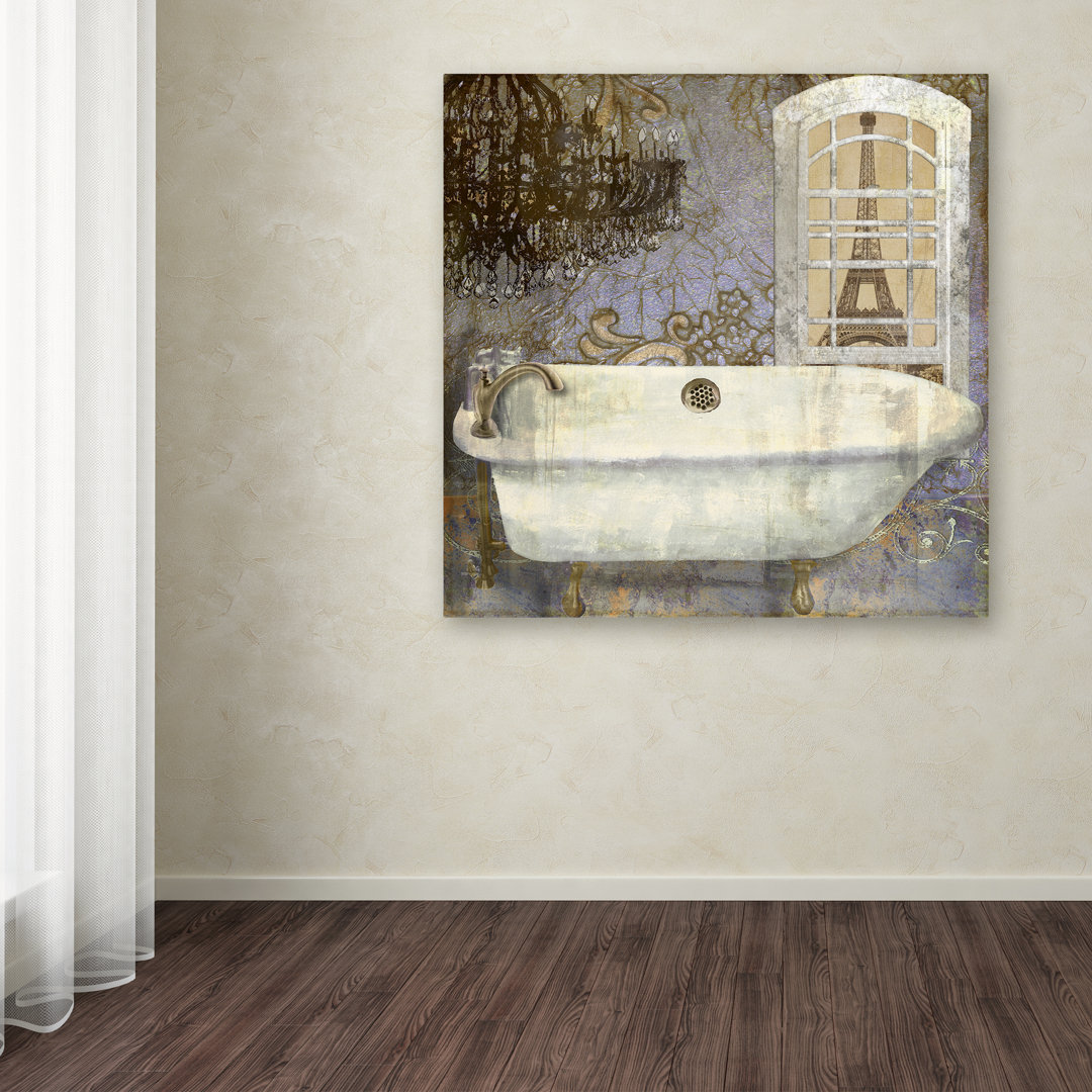 Jadaya 'Salle de Bain I' by Color Bakery Graphic Art on Wrapped Canvas Lark Manor™ 