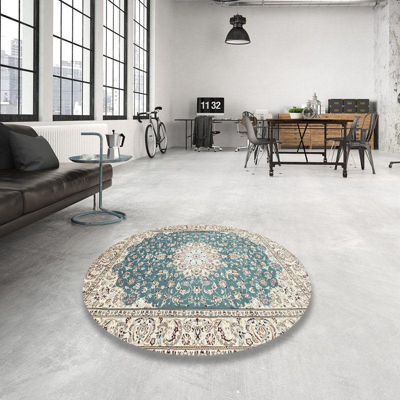 Danko Oriental Indoor Rug, Round 4'