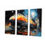Train, vaisseau, voyage, retour vers le futur II - train, art mural-991281124-991281129