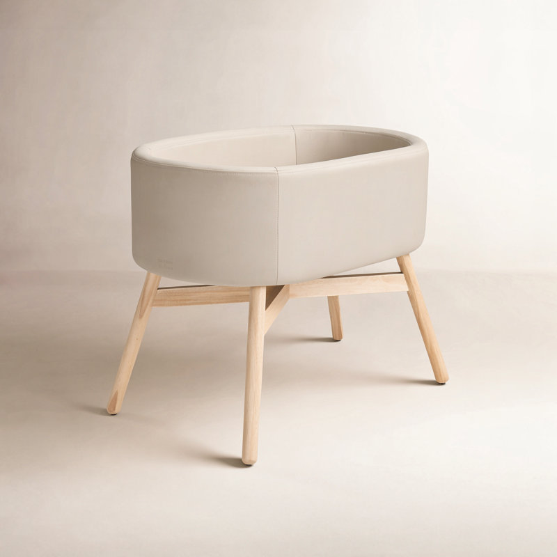 babyletto x GATHRE Capsule Bassinet, Beige