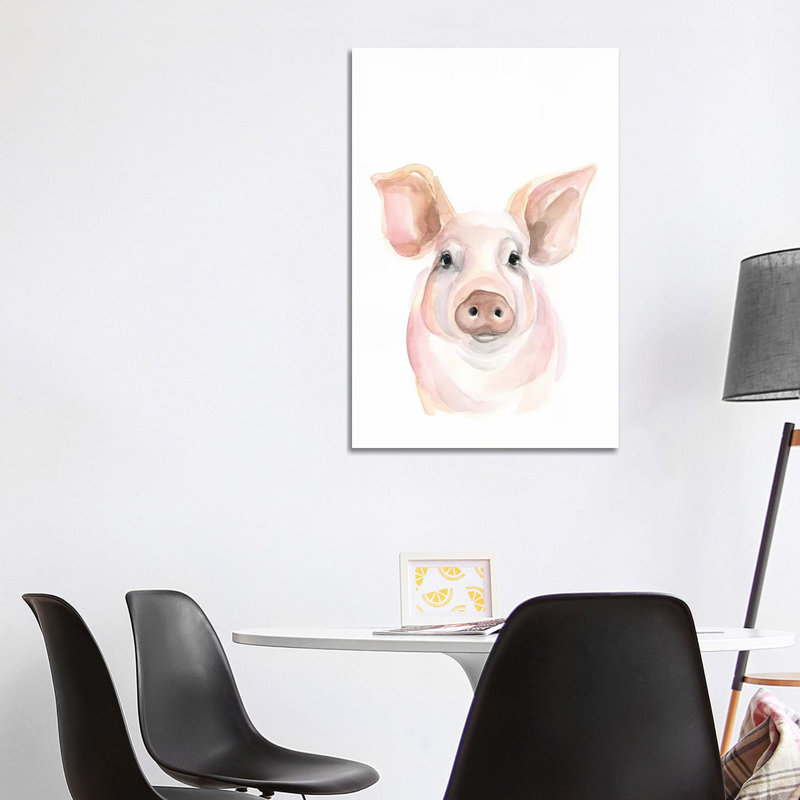 Pig - Wrapped Canvas Gallery-Wrapped Canvas Giclée, 101.6 cm H x 66.04 cm W x 1.91 cm D