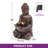 Handcrafted Weather Resistant Floor Fountain with Lights-10540641