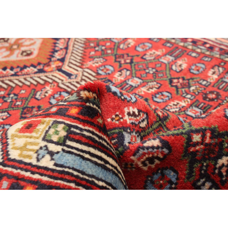 Tapis rouge noué à la main One Of Kind Konya 2 pi 7 po x 9 pi 7 po