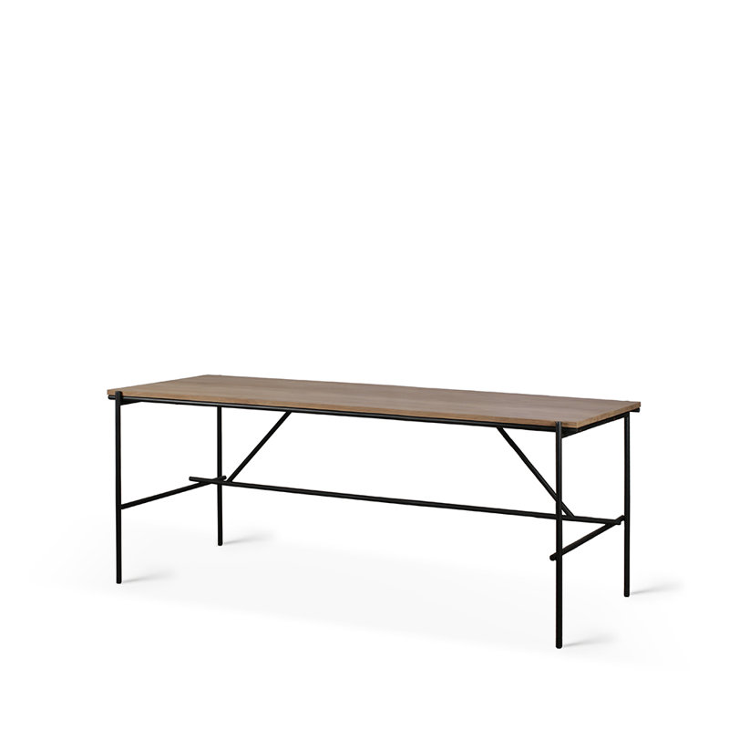 Oscar Solid Wood Writing Desk, 29.9" H x 78.7" W x 35.4" D, Teak