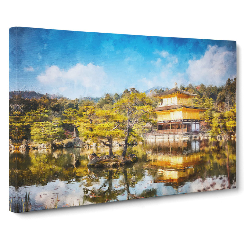 Pagoda In Kyoto- Shi Japan - Wrapped Canvas, 50cm H x 76cm W x 3cm D