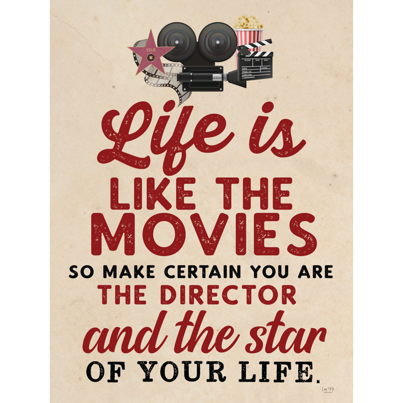 " Now Playing At The Movies " by Lux + Me Designs, 20" H x 20" W