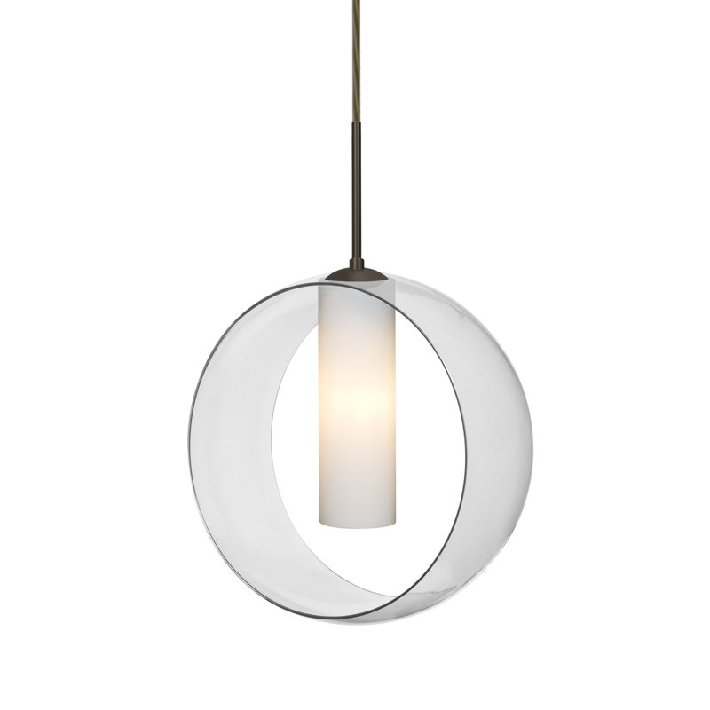 Anthony 1 - Light Single Pendant, Bronze, Clear