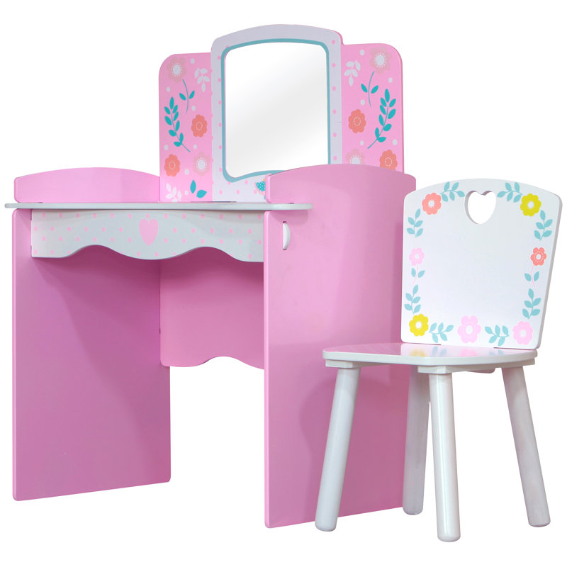 Tori Kids Vanity Set with Mirror