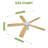 52" Ceiling Fan with Light and Remote for Bedroom, Living Room, Dining Room-805432321-805432320