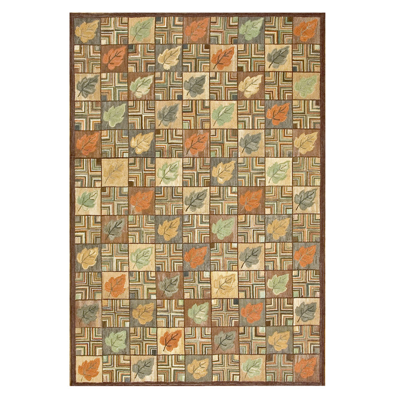 Hand Hooked Wool Patchwork Area Rug