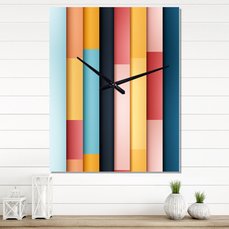 Horloge murale Janariah, H 32 po x l 14 po x P 1 po