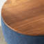Round Storage Ottoman, 2 In 1 Function, Work As End Table And Ottoman-321521235