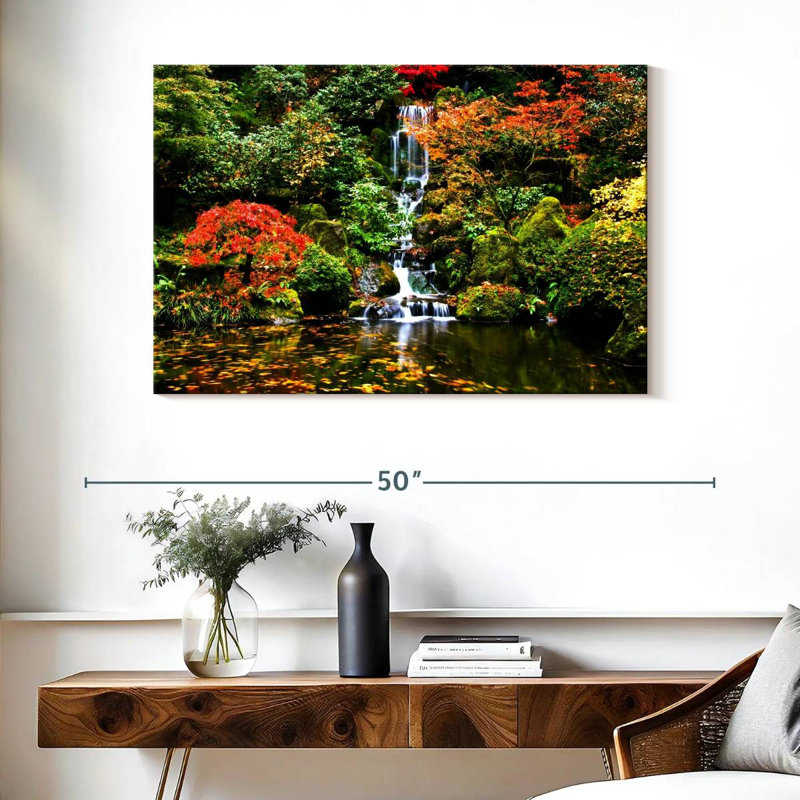 Cascade japonaise Alvord, H 26 po x l 39 po