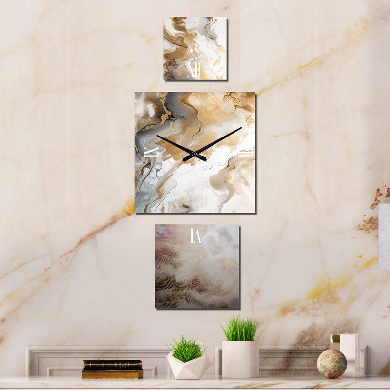 Madiyson Metal Wall Clock