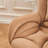 Velvet Fabric 360 Swivel Home Office Chair With Gold Metal Base And Universal Wheels,Coffee-521083475