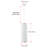 1-Adjustable iron pendant light with white cloth cover