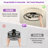 Arachne 19.7'' Farmhouse Caged Flush Mount Ceiling Fan with Light and Remote Control