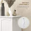 Armoire de rangement pour garde-manger avec étagères à 5 niveaux