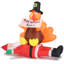 4.9 Ft Lighted Turkey Santa Claus Christmas Inflatable Decoration