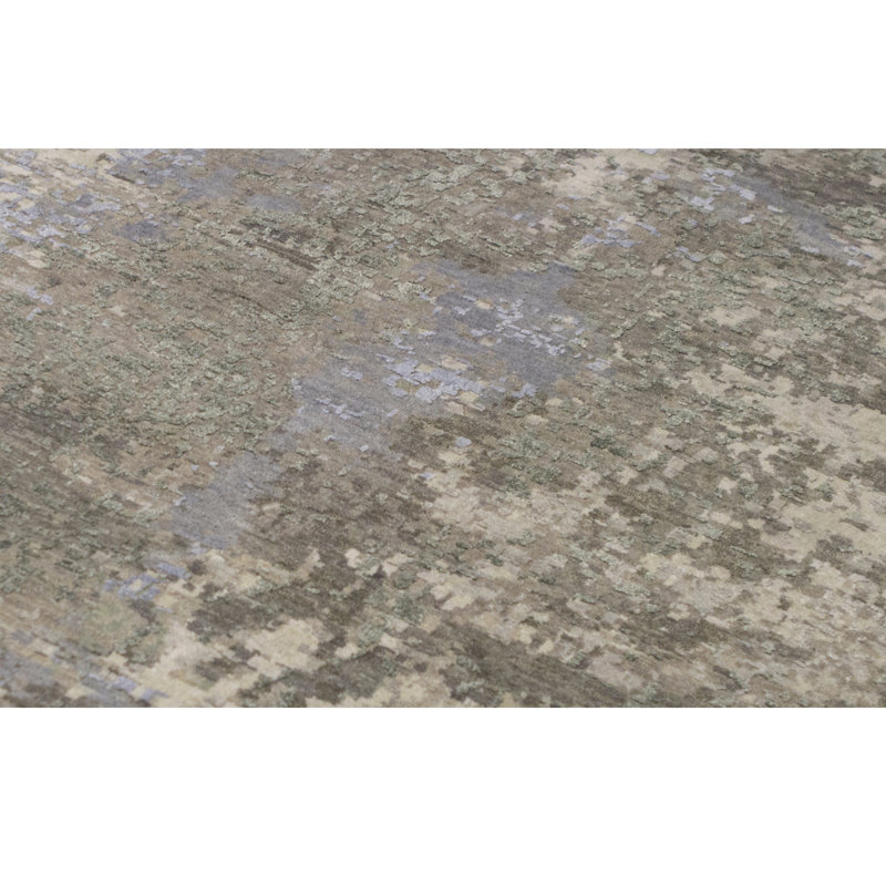 Silk Abstract Area Rug