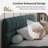 Chenille Upholstered Bed Frame With Headboard-86317120-86317122
