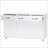 Sideboards, Modern White 3-Door 3-Drawer Storage Cabinet | E1 MDF | Steel Legs