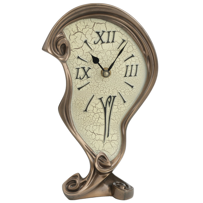 Horloge de style art nouveau multicolore 3,4 pouces - H 8395