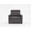 Fauteuil-lit convertible - gris foncé, profondeur de produit de 66,6 po, lit futon pour appartements de style moderne-571599236