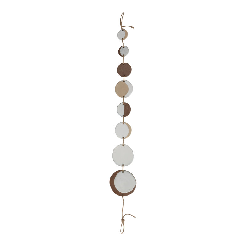 Boho Abstract Wall Decor on Ceramic