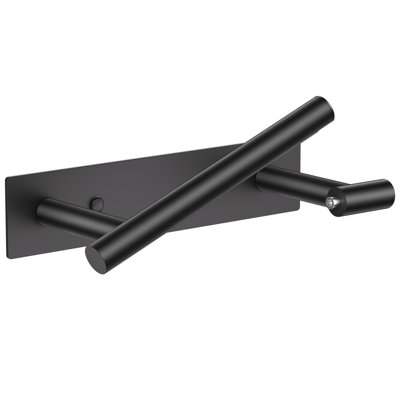 2-in-1 Toilet Paper Holder With Punched Holes Or Self-adhesive.