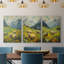 Lanscape Study Series LXIV - Ensemble de 3 toiles tendues avec châssis - Prêt à être accroché-300566519