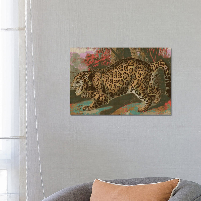 Urban Jungle Cat II by Jarman Fagalde - Wrapped Canvas Painting, 66.04 cm H x 45.72 cm W