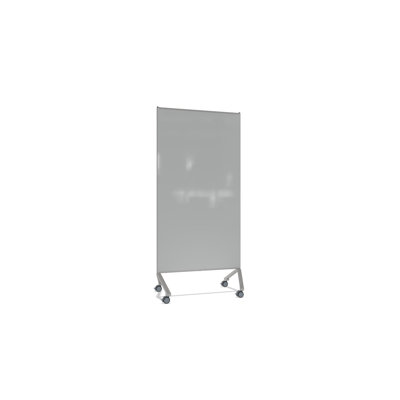 Panneau de verre mobile magnétique Ghent Pointe, 76,5 po x 36,13 po
