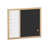 Thomas Martha Stewart Magnetic Weekly Calendar Dry Erase Board and Chalk Board with Liquid Chalk Marker-89798331