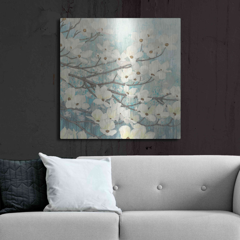 «Dogwood Blossoms» par James Wiens, H 36 po x l 36 po