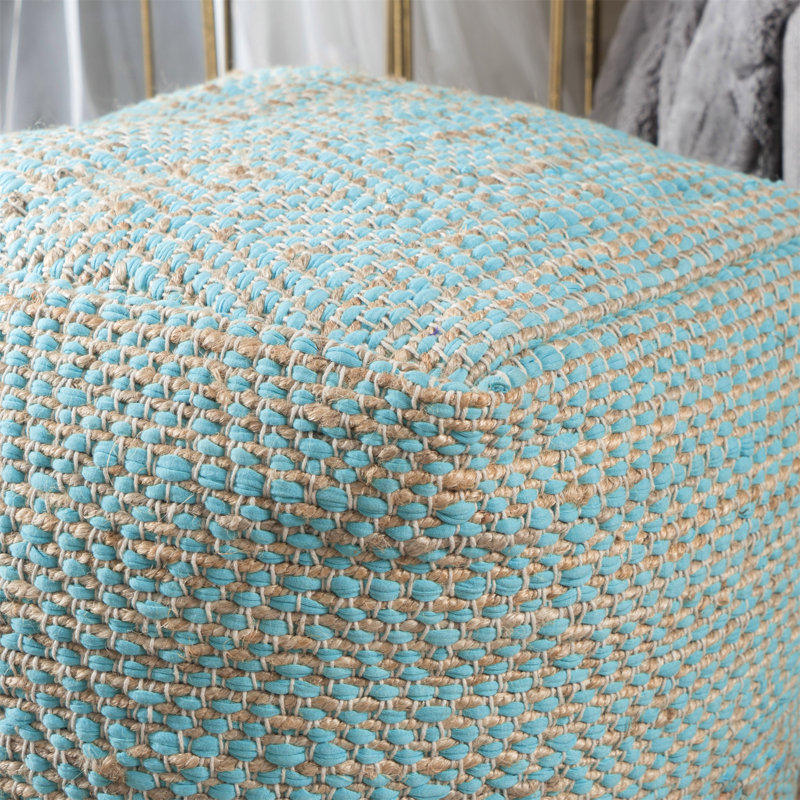 Coussin en tissu, turquoise