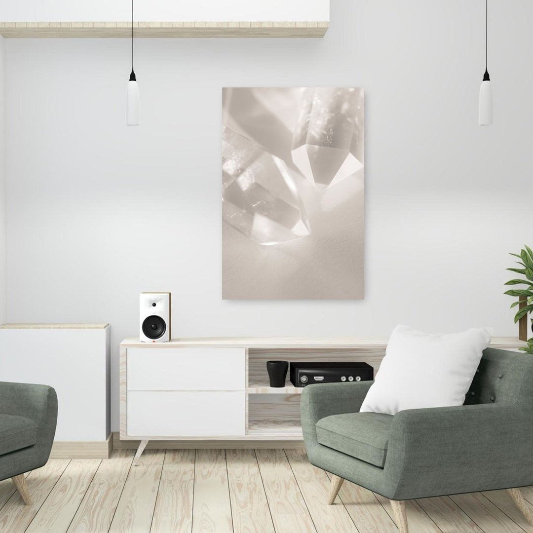 Crystals Abstract Contemporary Landscape Nature Wall Art Print