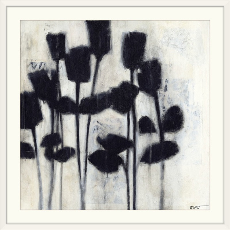 «ii print Small Roses, H 20" x l 20" x P 1", Cadre blanc