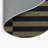 HorizontalStripes Black Indoor and Outdoor Area Rug-28021395