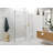 Illume 60 in. x 37 in. x 78 in. 90-degree Fully Frameless Wall Hinged Glass Shower Enclosure-60629430