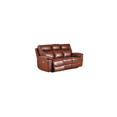 Celarian Genuine Leather Electric Power Recliner 3 Seater