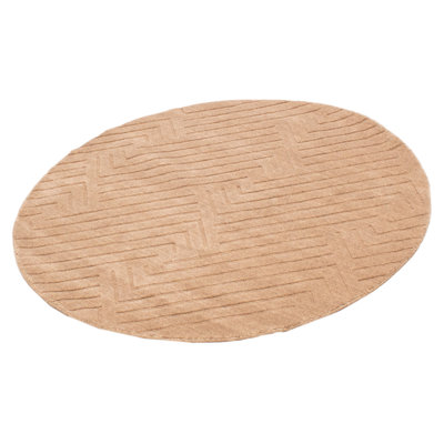 Kashkuli Gabbeh Tan Rug 5'4" x 5'4"