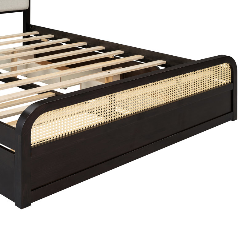 Grand lit avec finition et lit gigogne