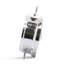 Acctim Saxon Analogue Alarm Clock Mechanical Metal Bell Alarm Luminous Hands Chrome