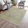 Machine Washable Indoor/Outdoor Xhevrie Gold Rug
