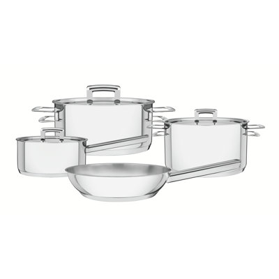 Tramontina 4 Pcs. Stainless Steel Cookware Set